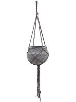 Кашпо подвесное Stone (hanging) hans s laterite grey D22 H19 см 6PPNEHH01