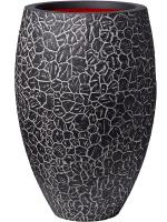 Кашпо Capi nature clay nl vase elegant deluxe anthracite D56 H84 см 6CAPTCV60