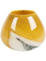 Ваза Jazz vase marble ochre D19 H16 см 6GLZ63900