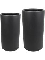 Кашпо Giedo pot tall black (набор 2 шт) D31 H58 см 6TS166943