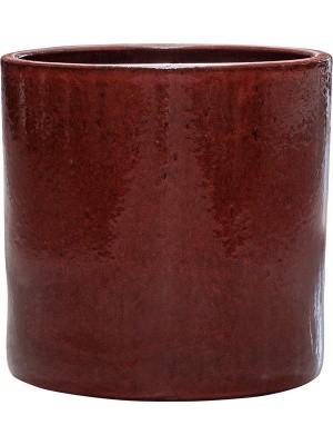 Кашпо Cylinder pot deep red D30 H30 см 6CILDR030