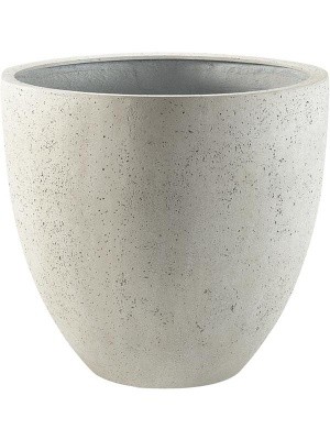 Кашпо Grigio egg pot antique white-concrete D60 H54 см 6DLIAW602