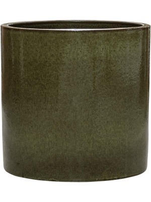 Кашпо Cylinder pot green D30 H30 см 6CILGR030