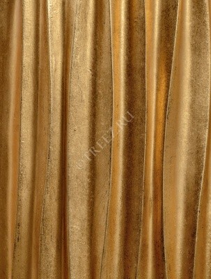 Кашпо TREEZ Effectory - серия Metal - Высокий конус Design Wave - Сусальное золото 41.3321-07-047-GLD-075
