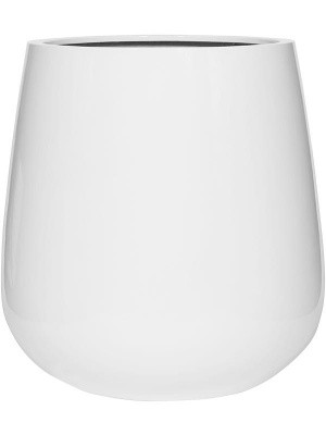 Кашпо Fiberstone glossy white pax xl D66 H67 см 6FSTGWP67