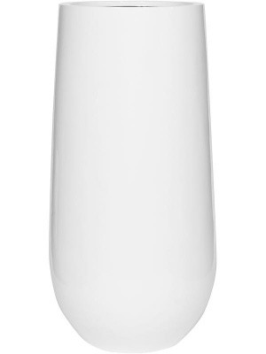 Кашпо Fiberstone glossy white nax l D50 H101 см 6FSTGWN99
