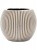 Кашпо Capi nature vase ball groove i ivory D10 H9 см 6CAPGI101