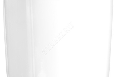 Кашпо TREEZ Effectory Gloss низкая чаша белый глянцевый лак 41.3320-05-037-WH-37