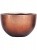 Кашпо Metallic silver leaf bowl matt copper D45 H27 см 6MTLC45CR