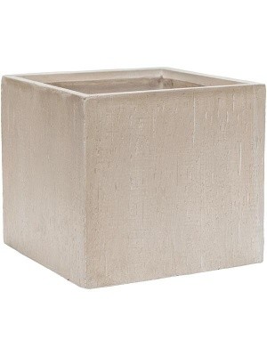 Кашпо Raindrop cube beige L40 W40 H36 см 6RDPBE248