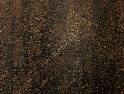 Кашпо TREEZ Effectory - серия Metal - Высокий округлый конус - Rough с золотой патиной 41.3317-04-014-RM-95
