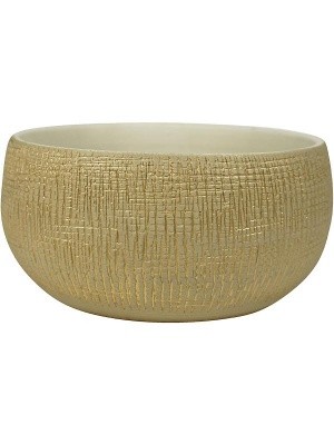 Кашпо Indoor pottery bowl ryan shiny sand (per 2 pcs.) D28 H13 см 6PTR63392
