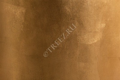 Кашпо TREEZ Effectory - серия Metal - Низкая конус-чаша - Сусальное золото 41.3319-04-027-GLD-46