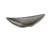 Кашпо TREEZ Effectory - серия Metal - Ваза-Лодка (2 размера) - Стальное серебро 41.3321-04-053-DSL-20/90