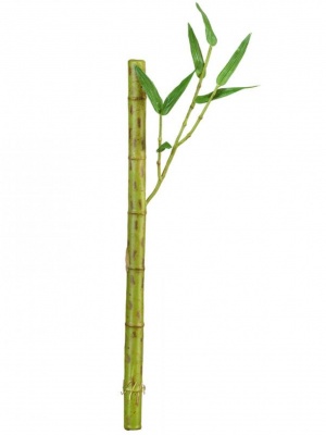 Стебель Бамбука с веточкой светло-зелёный длинный искусственный 30.0611073LG