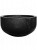 Кашпо Fiberstone city bowl black m D110 H60 см 6FSTRCB020