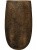 Кашпо Oyster tarb xl, imperial brown D50 H90 см 6PPNOYS46