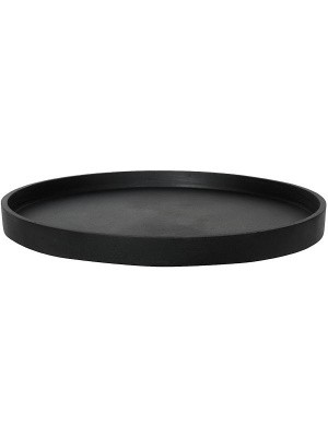 Поддон Fiberstone saucer round s black D41 H4 см 6FSTXA411