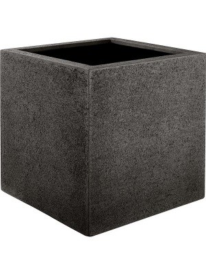 Кашпо Struttura cube dark brown L60 W60 H60 см 6DLIAF106