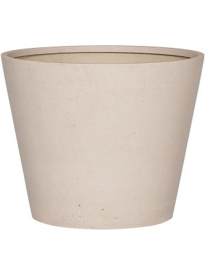 Кашпо Refined bucket s natural white D50 H40 см 6PPNRB464