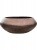Кашпо Metallic silver leaf bowl ufo matt coffee D55 H22 см 6MTLCU2CB
