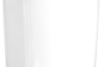Кашпо TREEZ Effectory Gloss высокий цилиндр белый глянцевый лак 41.3320-05-039-WH-60