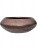 Кашпо Metallic silver leaf bowl ufo matt coffee D40 H15 см 6MTLCU5CB