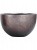 Кашпо Metallic silver leaf bowl matt coffee D45 H27 см 6MTLC45CB
