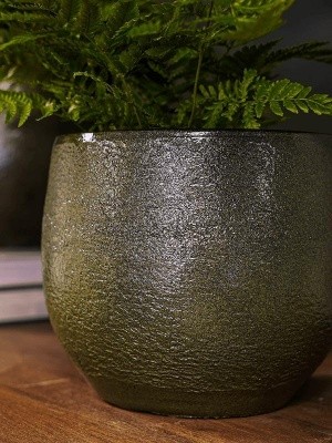 Кашпо Indoor pottery pot zembla green D32 H32 см 6PTR63565