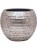 Кашпо Opus hammered globe silver (with liner) D40 H32 см 6OPSC43HS