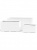 Кашпо TREEZ Effectory Gloss низкий узкий прямоугольник белый глянцевый лак 41.3320-05-041-WH-80