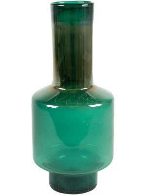 Ваза Vivien vase bottle shiny green D23 H54 см 6GLZ63847