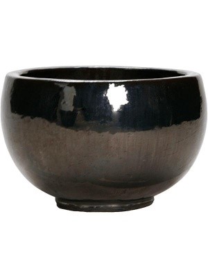 Кашпо Plain bowl metal glaze D47 H29 см 6KMGZBB47