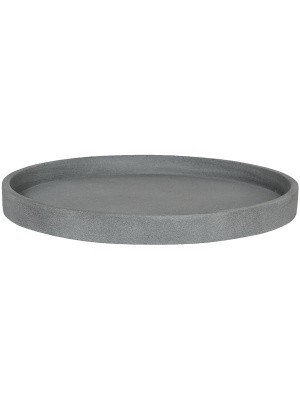 Поддон Fiberstone saucer round xs grey D33 H4 см 6FSTXA333