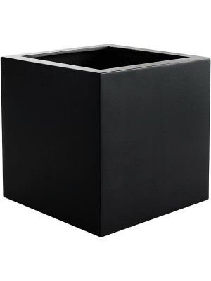 Кашпо Argento cube black L40 W40 H40 см 6DLIAB957