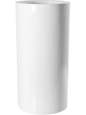 Кашпо Fiberstone glossy white klax D40 H80 см 6FSTGWKL80