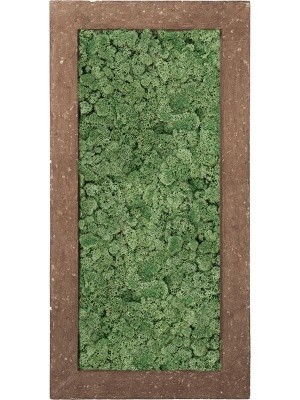 Картина из мха polystone rock 100% reindeer moss (moss green) L100 W50 H5 см CMSS00655