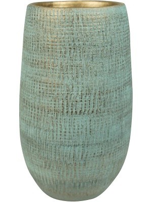 Кашпо Indoor pottery pot high ryan shiny blue (per 2 pcs.) D18 H30 см 6PTR63402