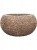 Кашпо Polystone coated kamelle bowl rock D93 H52 см 6PSC787RC