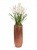 Орхидея Цимбидиум белая с имитацией земли (без кашпо) искусственная 20.0619233WH